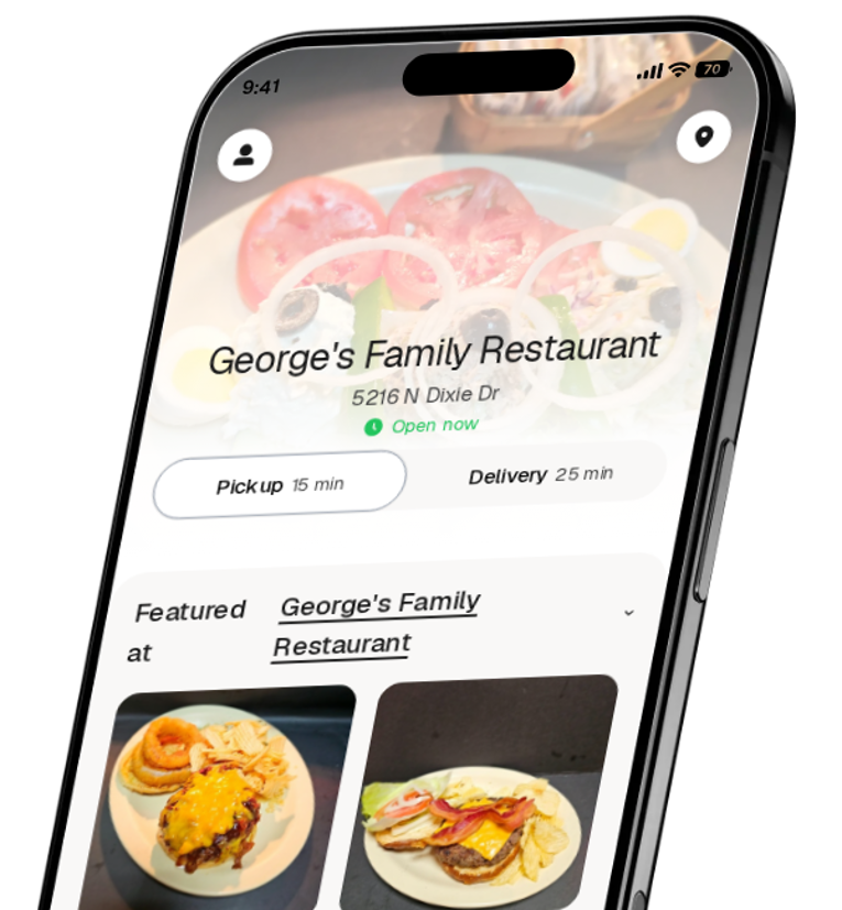 George's Family Restaurant app preview