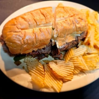 Philly steak sandwich