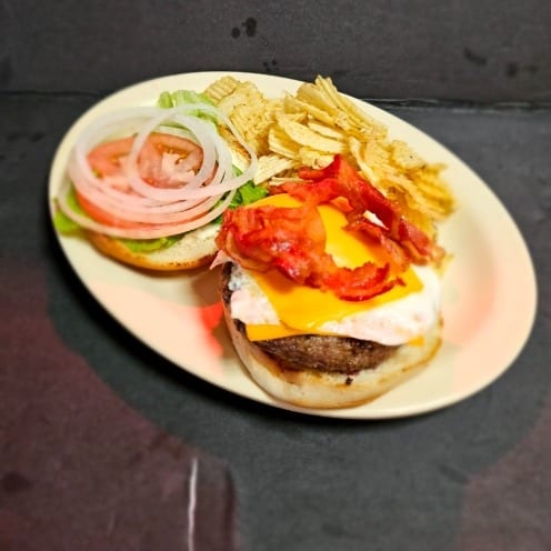 Rise and shine burger.