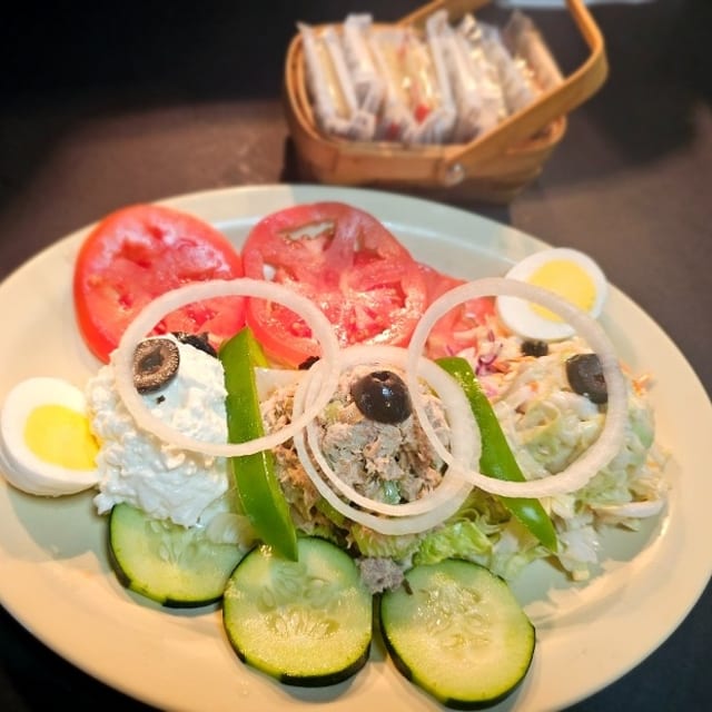 Tuna salad plate.
