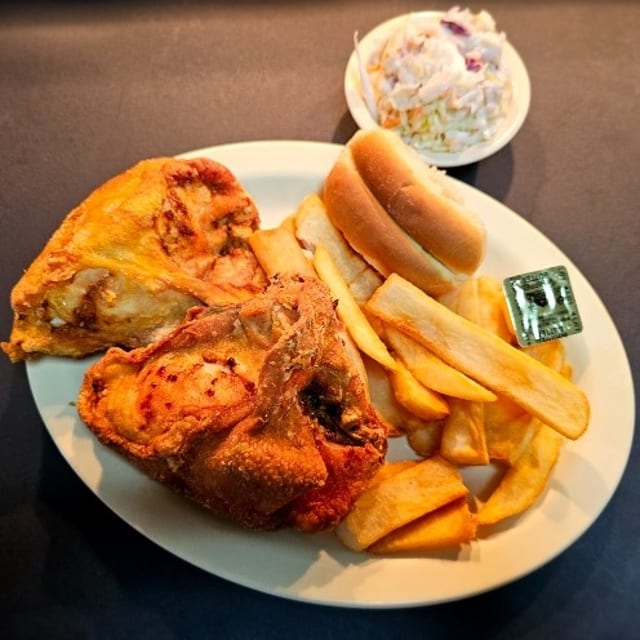 Bone in Broaster Breast Dinner.