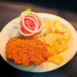 Pork tenderloin sandwich